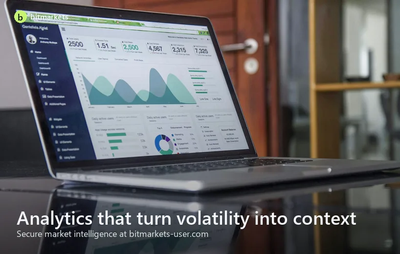 Illustration representing crypto market intelligence